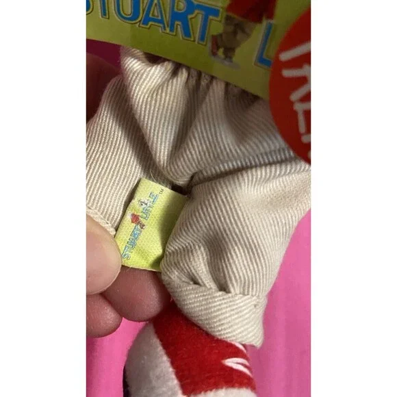 Rare Vintage Stuart Little Mouse Zipper Pull Plush Works Talks NWT Child Toy - Picture 5 of 10